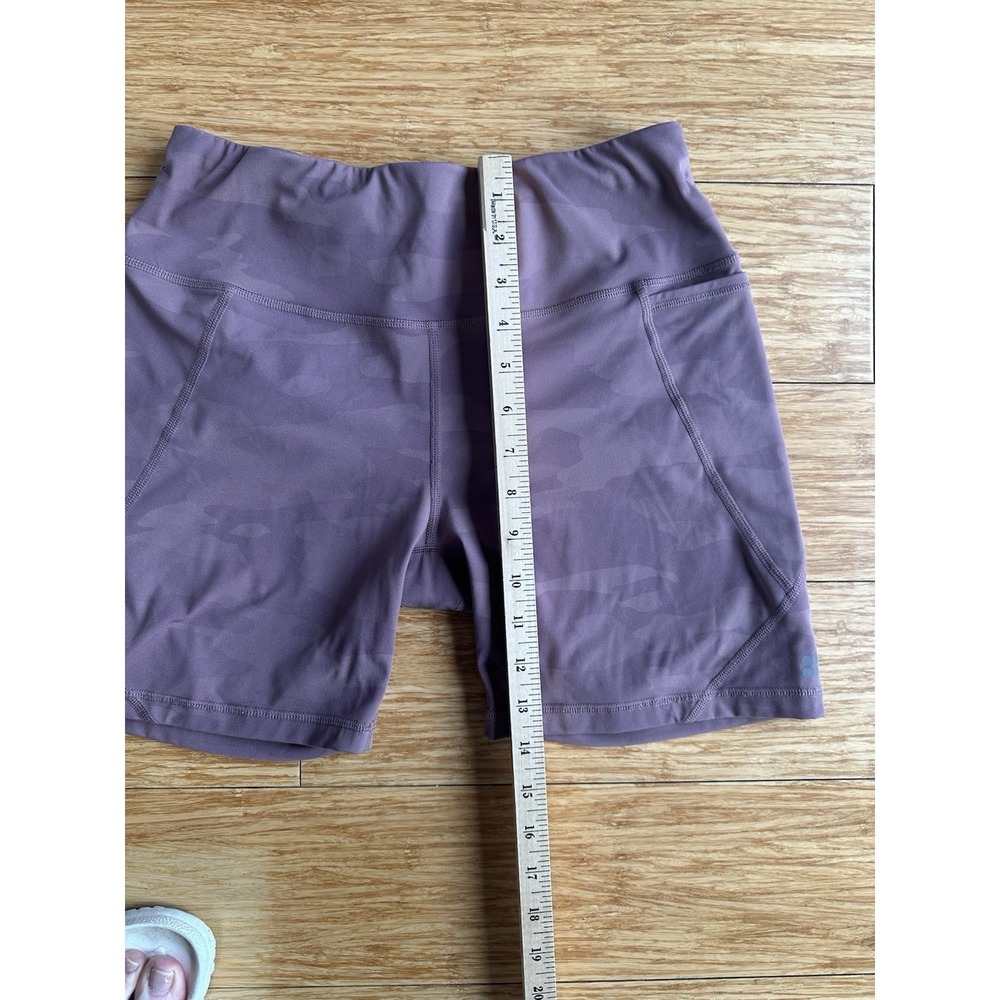 Sweaty Betty Pink Purple Camo Power Shorts Women's Medium - Picture 5 of 6